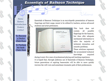 Tablet Screenshot of essentialsofbassoontechnique.com